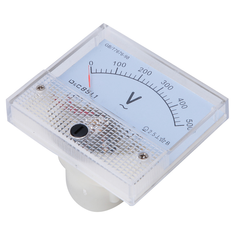 Wechselstrom-zeigervoltmeter, Messbereich 0-500v, Spannungsprüfgerät, Detektor, Einbaumessgerät