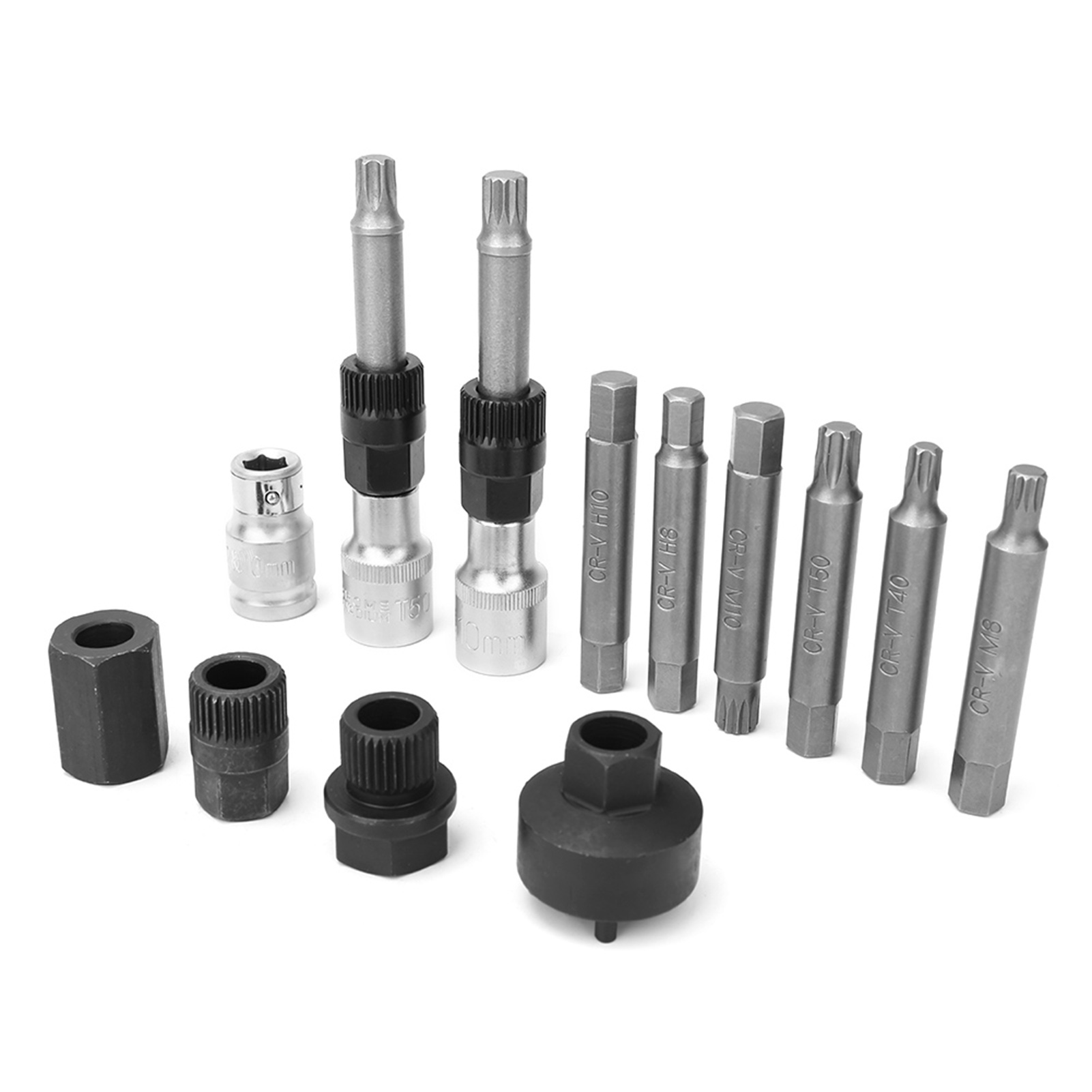 13-teiliges Steckschlüssel-bit-set Zum Ausbau Der Freilaufriemenscheibe Von Lichtmaschinen – Service-handwerkzeugsatz