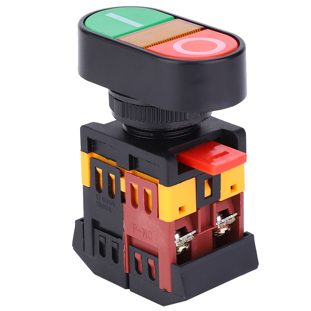 Apbb-22/25n Doppel-drucktaster Mit Led-beleuchtung, Nicht-nc-momentantaster (220vac)