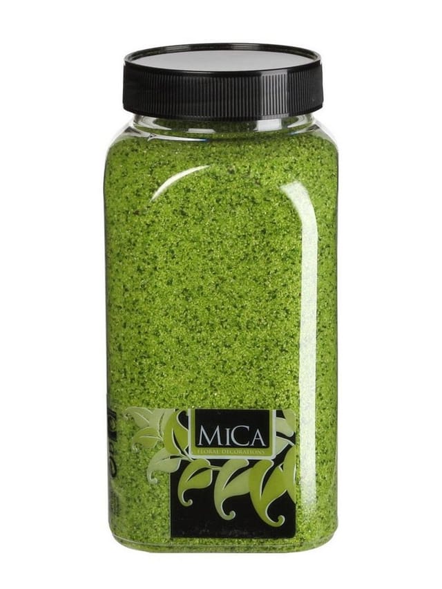 Mica Decorations Dekoration Sand grün 650 ml 1 kg Sand