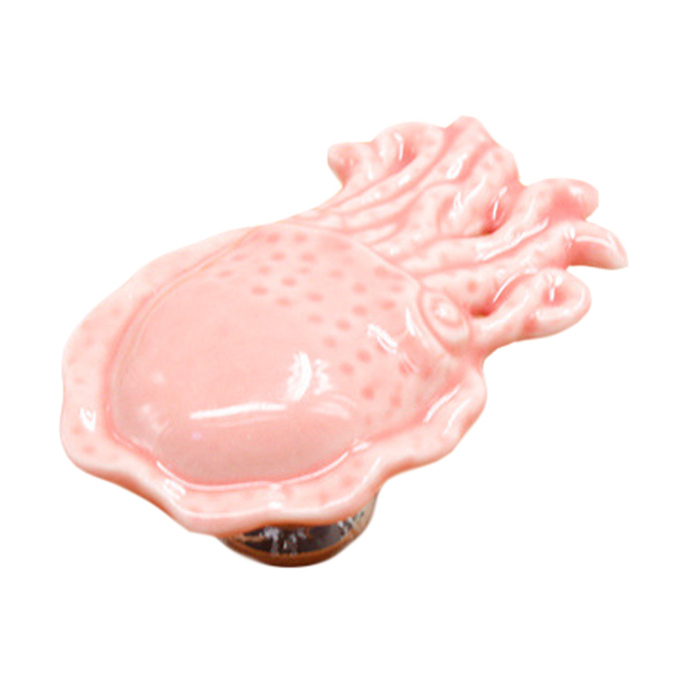 Türgriff Aus Keramik In Oktopusform Für Schubladen, Schränke Und Kleiderschränke (rosa)