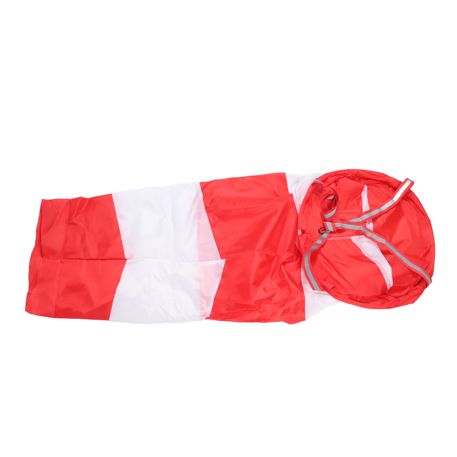 Windsack, Leicht Und Robust, Aus Polyester, Zur Messung Der Windrichtung, Für Outdoor-aktivitäten In Landwirtschaft Und Industrie, Rot, 100 Cm, Fluoreszierend
