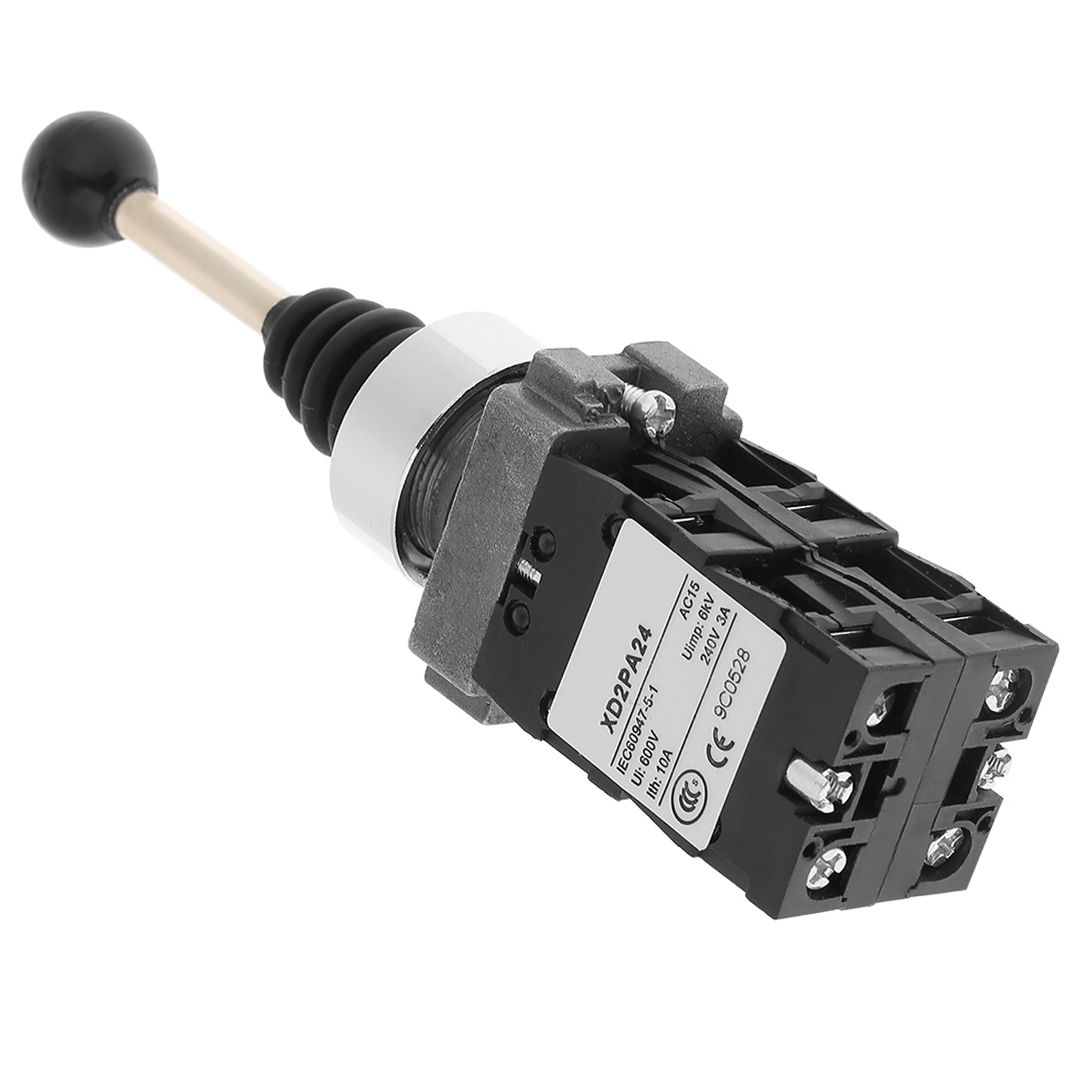 1 Stück Joystick-controller Mit Federrückstellschalter, 4-positionen-joystick-steuerung, Ersatzteil, Schwarz