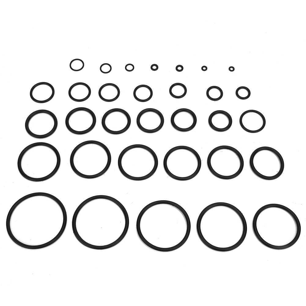 419-teiliges Sortiment Schwarzer O-ringe In 32 Größen, Dichtungssatz, Universelles Gummi-o-ring-set Mit Box