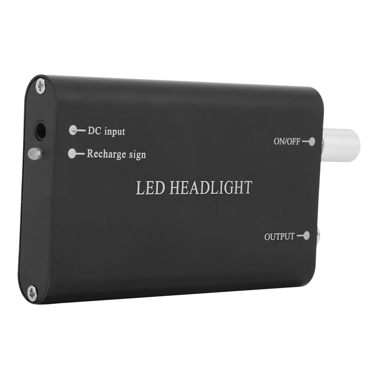 1 Stück Tragbare, Wiederaufladbare Led-scheinwerferlampe Für Zahnärzte (110–240 V) Mit Eu-stecker, Schwarz