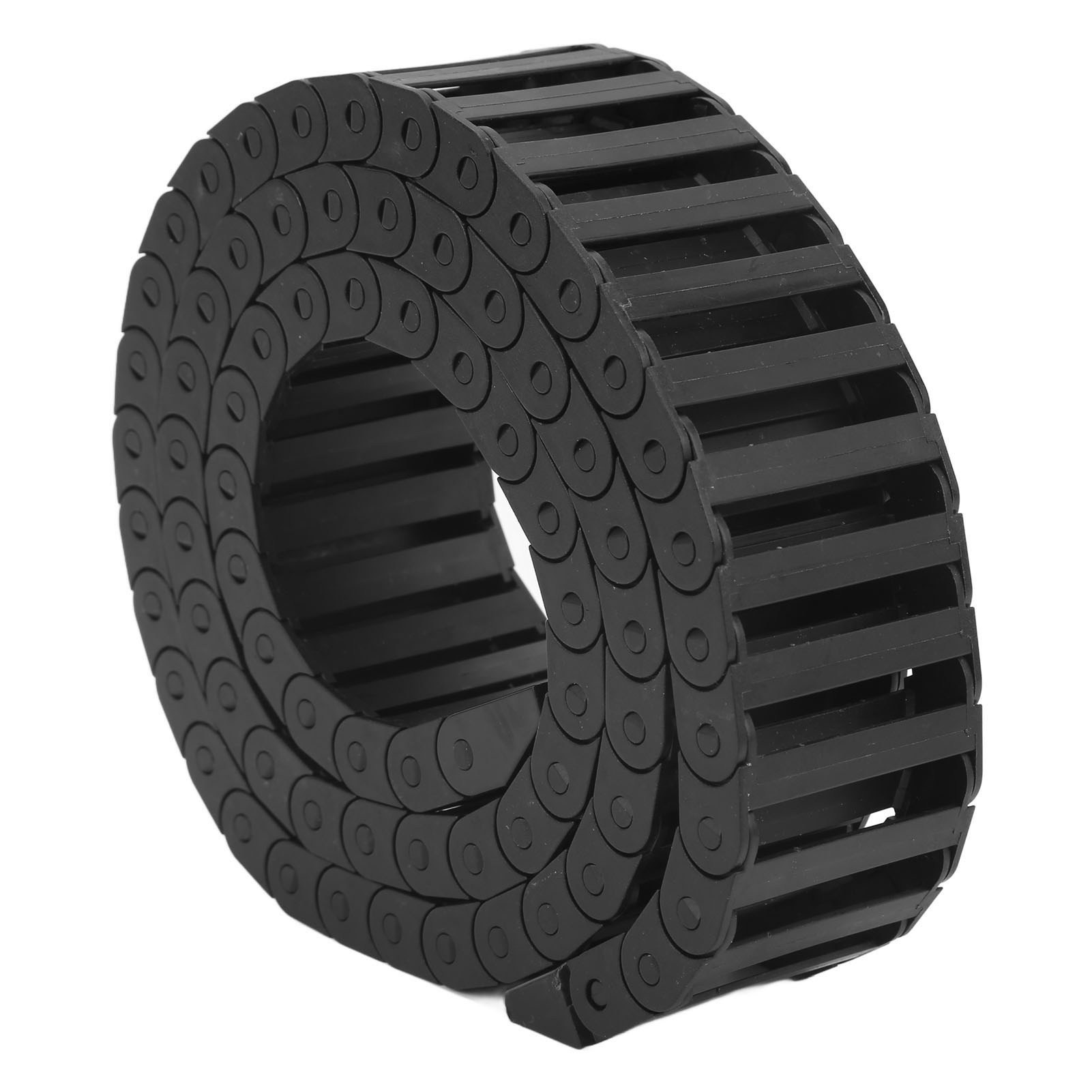 Nylon-schleppkette, 1 M Lang, Hohe Festigkeit, Pa66-temperaturbeständigkeit, Schwarze Kabelträgerkette Für Cnc-maschinen