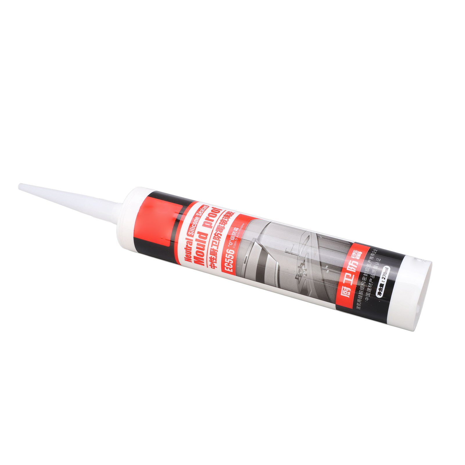 Neutraler Silikon-dichtstoff, Wasserabweisend, Klarer Glaskleber Für Küche Und Bad, 270 Ml