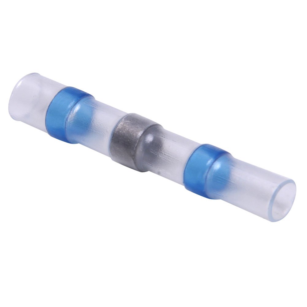 50 Stück Schrumpfschlauch-stoßverbinder, Wasserdicht, Weiß, Lötanschluss, Elektromaterial 16-14 Awg