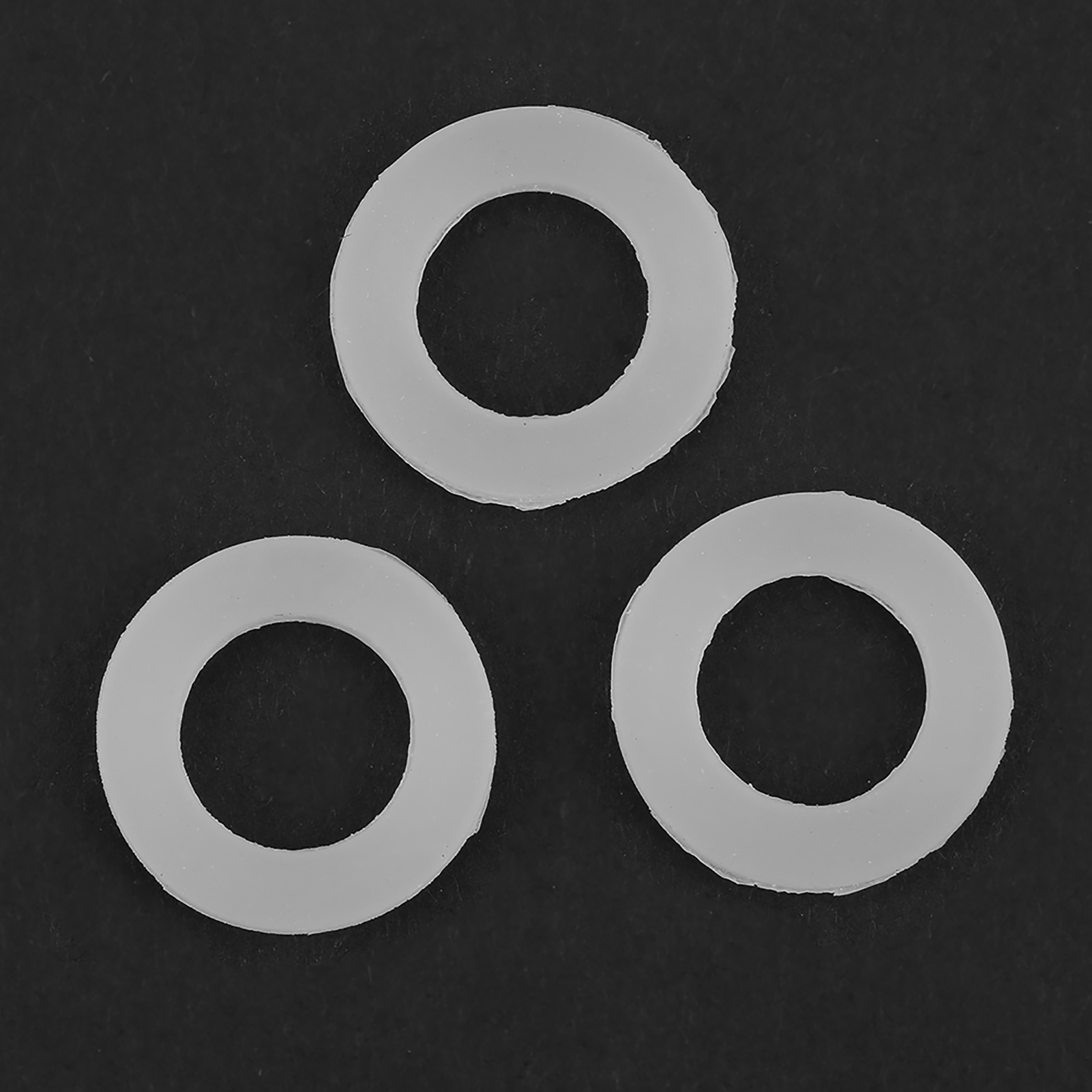 12 Stück Flache, Weiße Silikon-o-ring-dichtungsscheiben Für Faltenbalgschläuche (3/4")