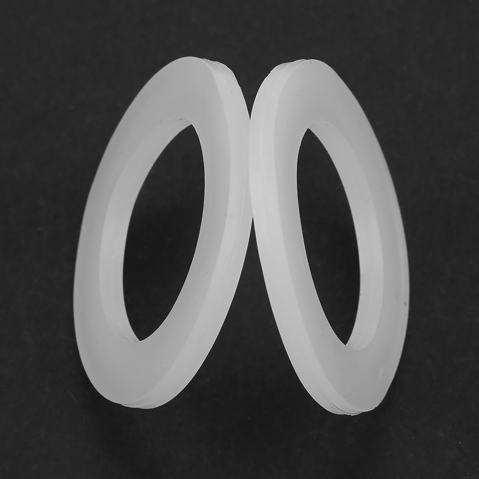 12 Stück Flache, Weiße Silikon-o-ring-dichtungsscheiben Für Faltenbalgschläuche (1")