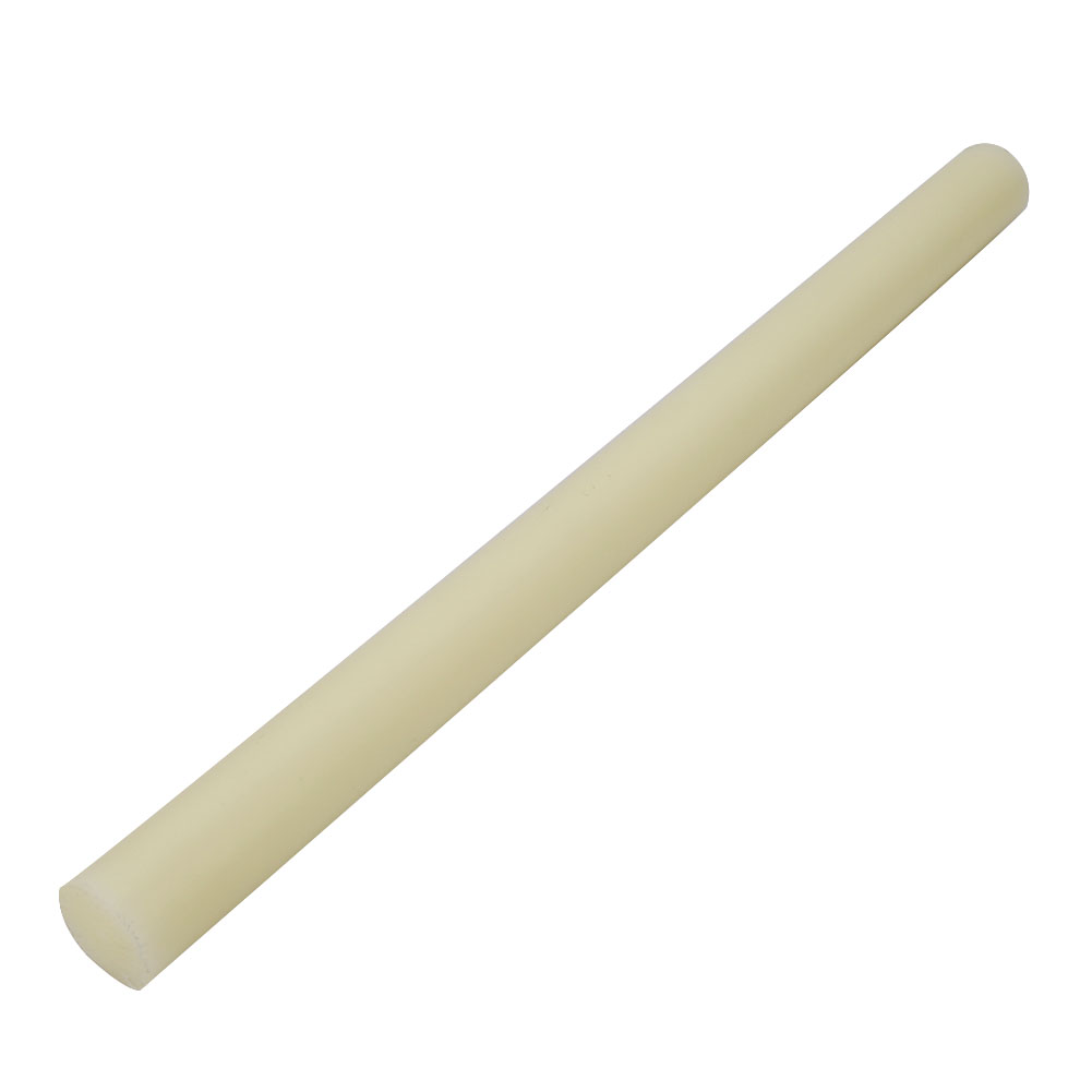 Hochwertiger Runder Nylon-kunststoffstab, Weiß, 20/35 Mm Durchmesser, 500 Mm Länge (35 X 500 Mm)