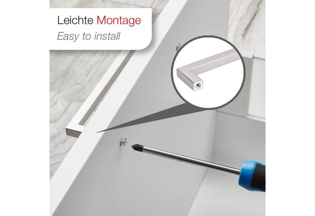 So-tech - sotech Möbelgriff E8 Edelstahl SS201 gebürstet Bohrlochabstand (ba) 128 mm, 1 Stück