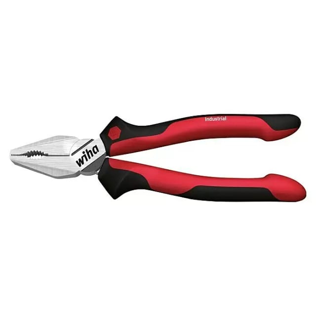 Kombizange Industrial mit DynamicJoint® und OptiGrip mit extra langer Schneide 180 mm, 7' (30826) - Wiha