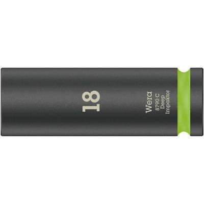 8790 c Impaktor Deep 05004835001 Innen-Sechskant Steckschlüsseleinsatz 18 mm 1/2' (12.5 mm - Wera