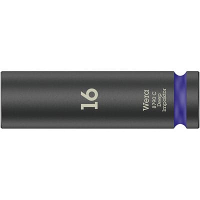 8790 c Impaktor Deep 05004833001 Innen-Sechskant Steckschlüsseleinsatz 16 mm 1/2' (12.5 mm - Wera