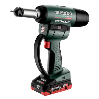Metabo - Akku-Nietmutternpistole nmp 18 ltx bl M10 x 145 m, 18V 2x4Ah LiHD + asc 55