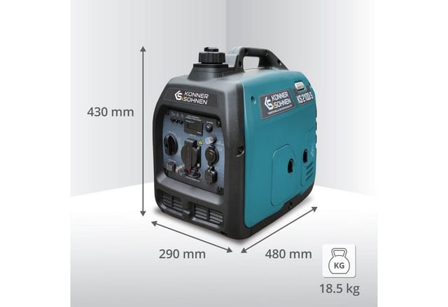 Könner&söhnen - ks 2100i s Inverter Stromerzeuger Notstrom Stromaggregat Generator 2000W