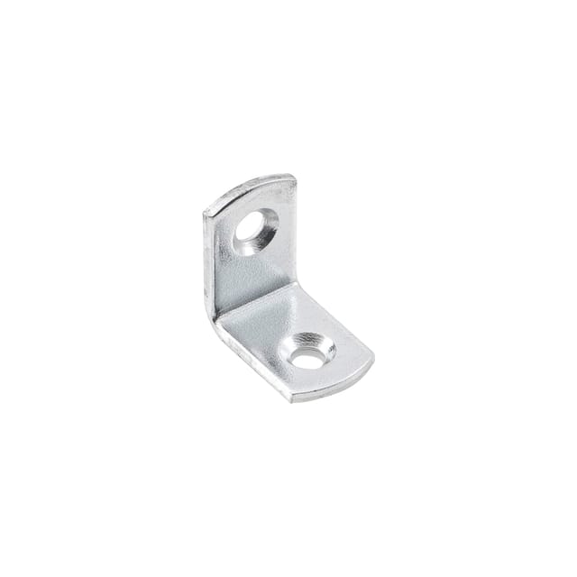 Hilber Winkel Winkelverbinder, L 25x25 mm, B 13 mm, 90 Grad, verzinkt, Verbindungswinkel für Holz, Möbel, und Metall, Befestigungswinkel