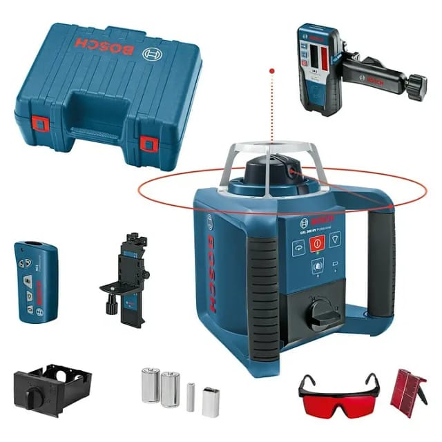 Bosch Rotationslaser grl 300 hv mit Zubehör im Handwerkerkoffer