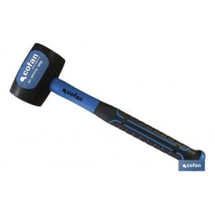 Gummitopf 340 g Schwarz