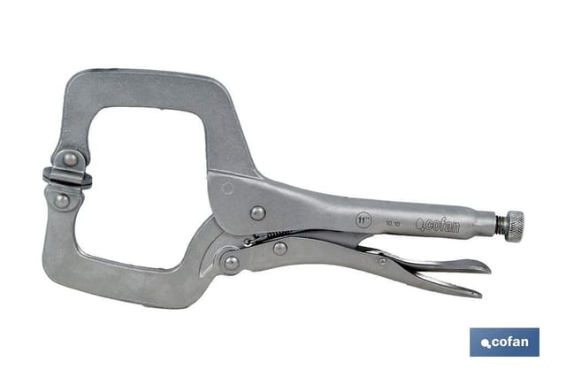 Gripzange mit kippbaren C-Backen 11