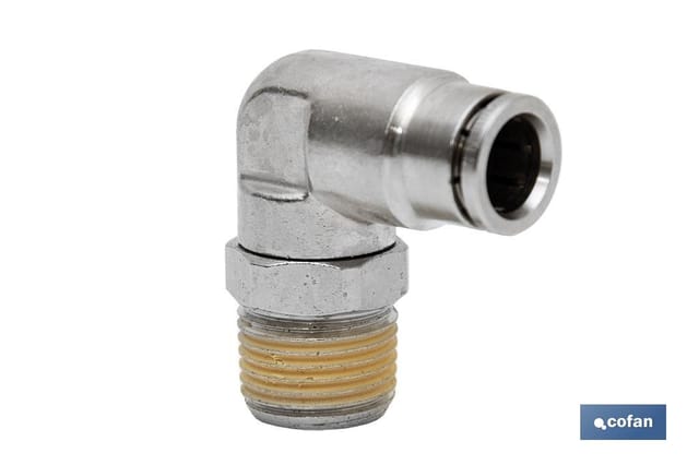 8-mm-Rohrbogenanschluss. 1/4 Gewinde