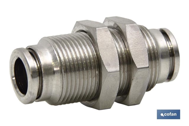 Gerade Verbindungsrohr-Rohrtülle aus Messing und Nickel. M-10