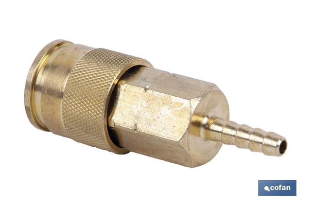 Schnellverbinder Rohrspieß 10 mm großer Durchfluss
