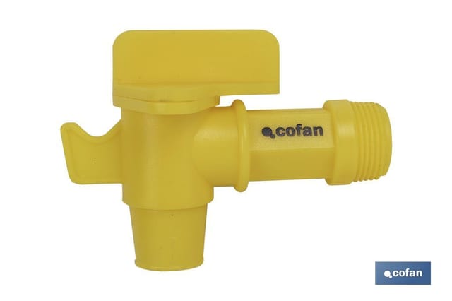 R-Hahn aus Polyethylenbehälter – 3/4