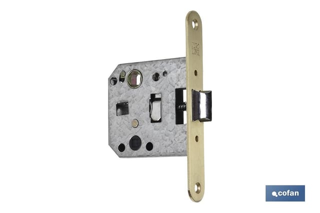 Runder Einsteckgriff aus Messing D47 E50 (Holztüren)