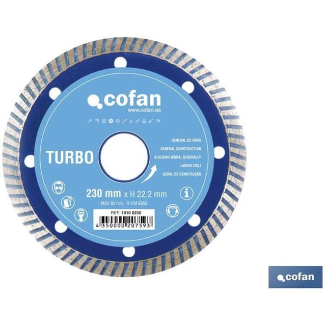 Basic Turbo Diamantscheibe 230 mm.
