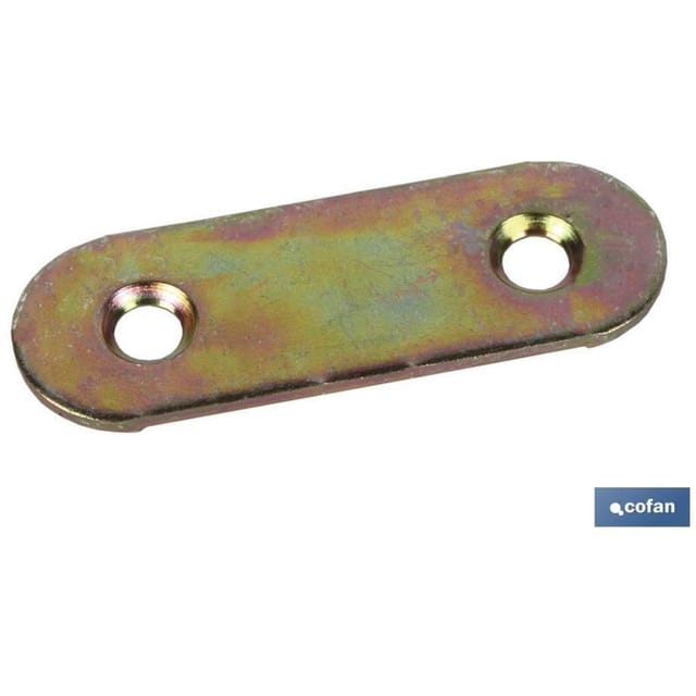 4 Stück Verbindungsplatte 55 x 17 mm