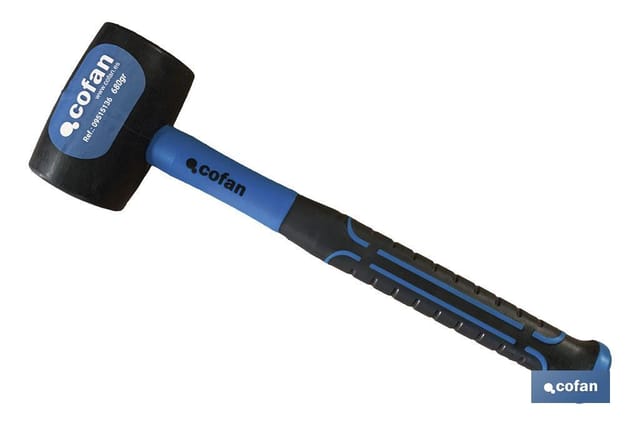 Gummitopf 900 g Schwarz