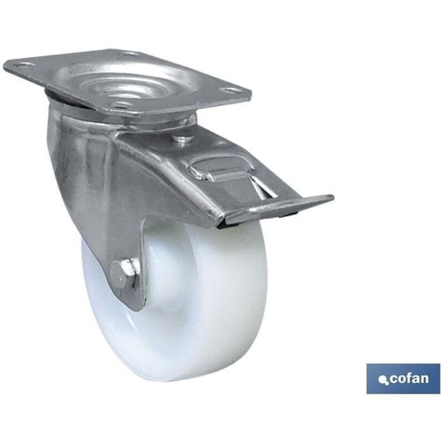 Nylon-Radplatte/Bremse Ø80x30mm