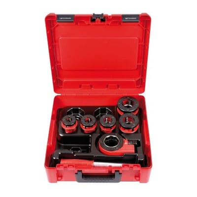Rothenberger - Gewindeschneidkluppe super CUT-Set,BSPT R,3/8-1.1/4' i.Koffer