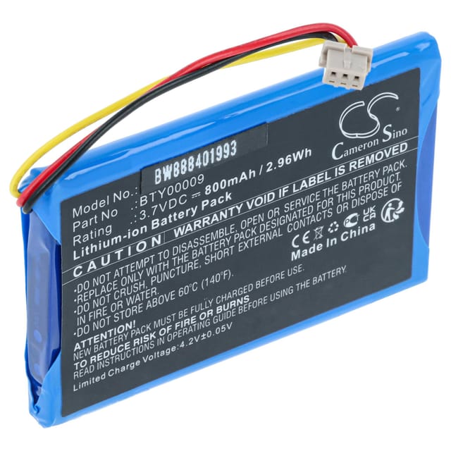 Vhbw - Akku kompatibel mit Ingenico LEC-V03.00-0242, Vital Act 3S Kartenleser, nfc Smart Card Reader, Lesegerät (800mAh, 3,7V, Li-Ion)