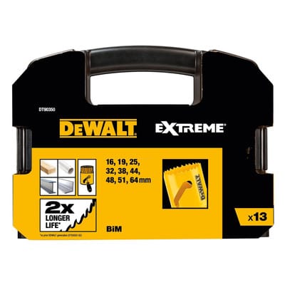 13-teiliges Set, Bimetall-Kronen, für allgemeine Zwecke DeWalt DT90350-QZ
