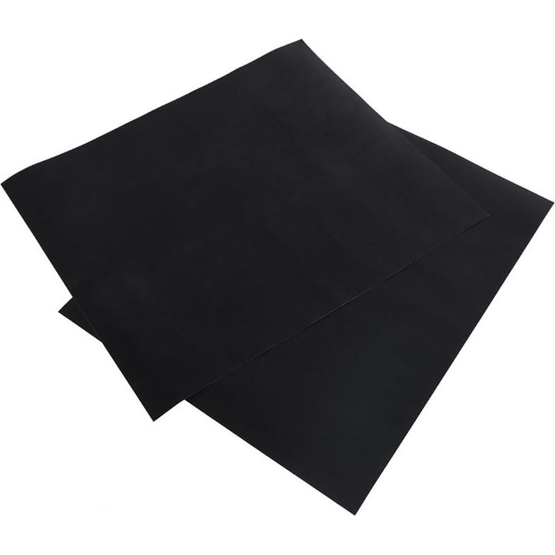 2 Stück/packung, 50 X 40 Cm, Wiederverwendbare Antihaft-grillmatten Aus Teflonfaser, Tragbar, Leicht Zu Reinigen, Ideal Für Picknicks, Braten Und Grillen Im Freien, Schwarz