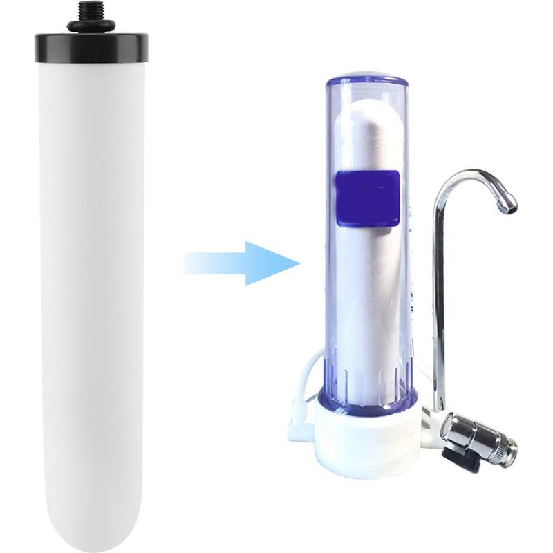 Keramik-wasserfilter-ersatzteile, Ersatzfilter Für Wasserreiniger, Wasserfilterelement Mit 1/4-zoll-wasserauslass