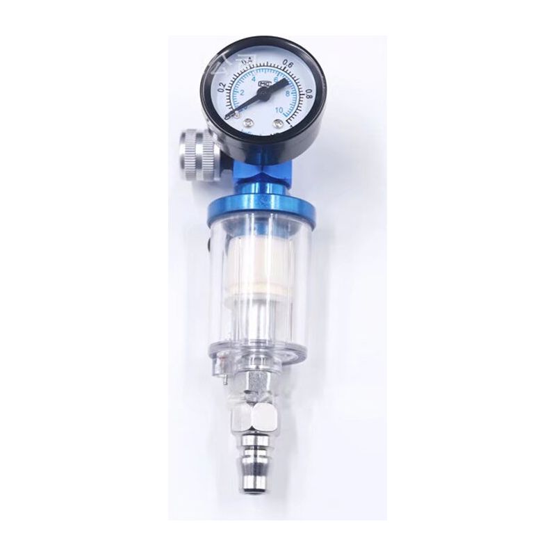 Pneumatisches Sprühgerät Mit Luftregler Und -zähler + Ölabscheider Und Wasserfilter, Aafgvc