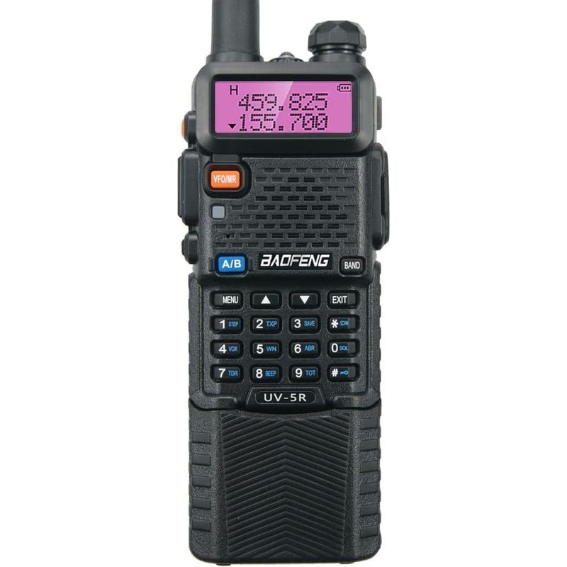 Uv-5r 5w Walkie-talkie Mit 3800mah Akku, Leistungsstarkem Dualband-fm-radio, 128 Kanälen, Kommunikations-transceiver