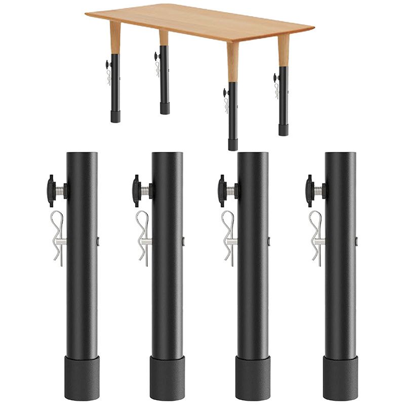 Set Mit 4 Klappbaren Tischbeinverlängerungen, Hebefüßen Für Gebogene/gerade Beine, Stuhlbeinverlängerungen, Höhenverstellbar (44 Cm)