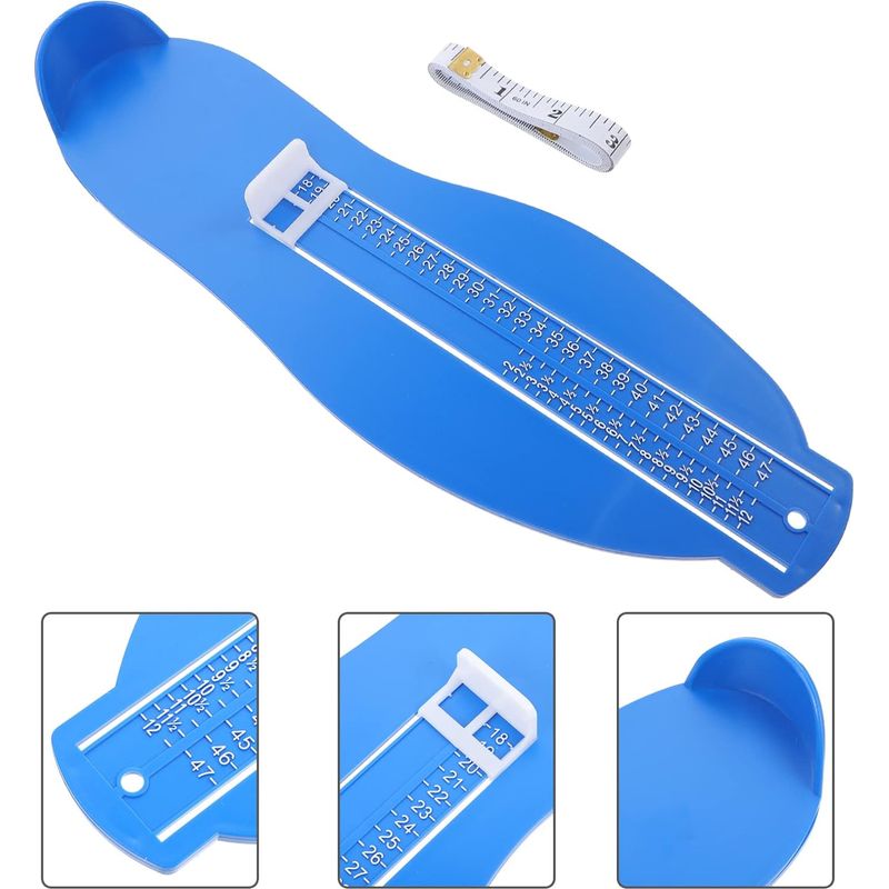 Schuhgrößenmesser, Fußmessung In Großbritannien/eu, Schuhgrößenmesser Für Kinder/erwachsene Mit Blauem Maßband