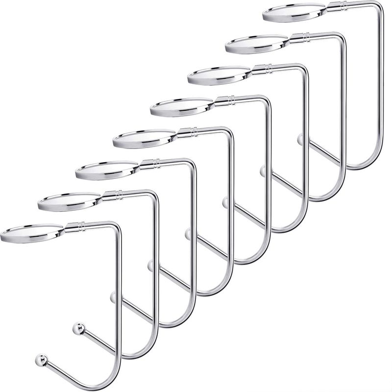 Stück Weihnachtsstrumpfband-kleiderhaken, Sicherheits-aufhängeclips Für Weihnachtsfeiern, Silber