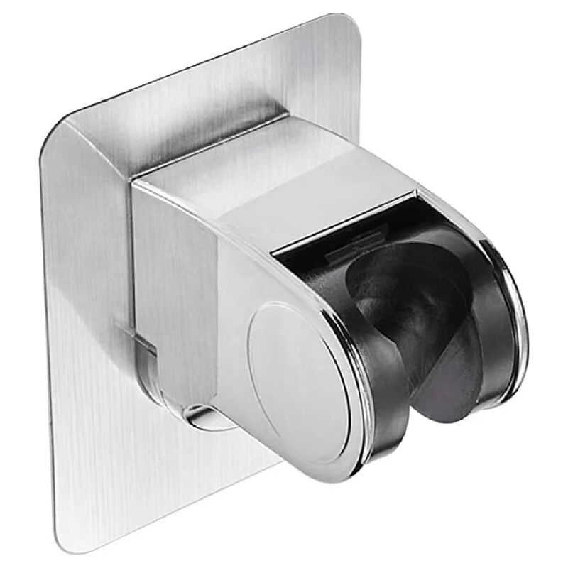 1 Stück Wandhalterung Für Duschkopf, Selbstklebender Saugnapfhalter, Verstellbarer Duschkopfhalter Mit Einstellbarem Winkel, Wasserdicht, Robust Für Badezimmer/hotel