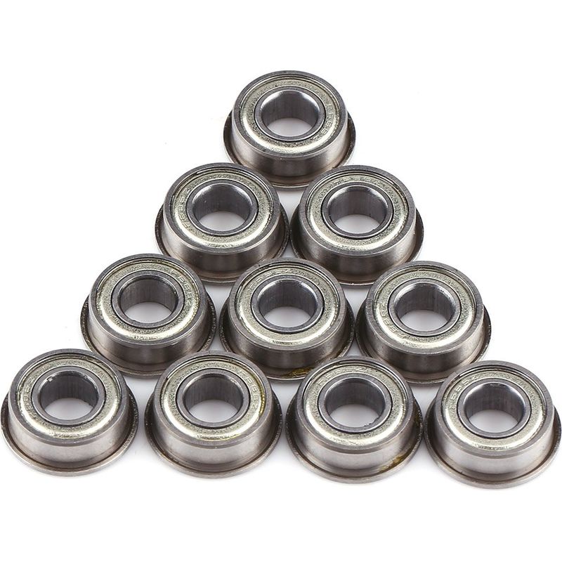 F686zz Mini-flanschkugellager, Doppelt Abgedichtete Flanschkugellager Aus Metallstahl, 6×13×5 Mm, 10 Stück