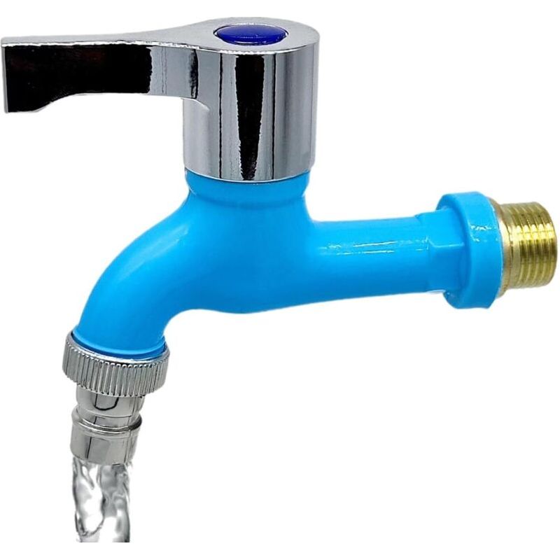 Waschtischarmatur Aus Polypropylen, 2,0 Mpa Waschtischmischer, 1/2"-wandarmatur – Blau