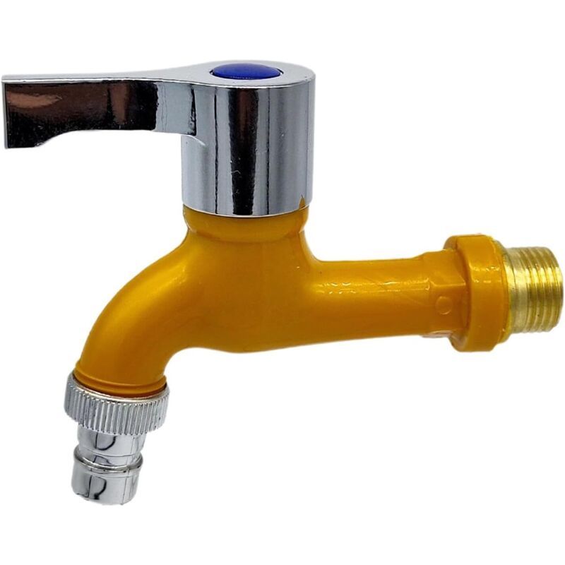 Pp-waschtischarmatur, Waschtischarmatur, Waschtischarmatur 2,0 Mpa, Waschtischmischer, 1/2"-wandwaschtischarmatur – Gelb