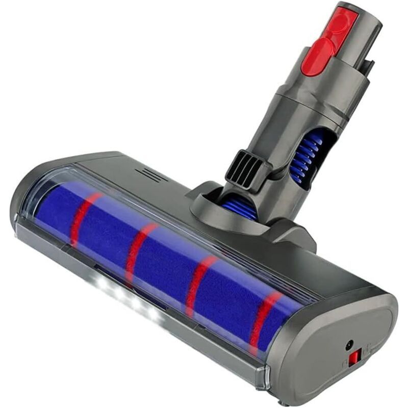 Bürste Für Dyson Staubsauger V8, V7, V10, V11 Und V15. Ersatzteile Für Dyson Mit Turbo- Und Softbürste. Led-beleuchtung. Motorbetriebene Elektrische Turbobürste Für Hartböden, Parkett Und Teppiche.
