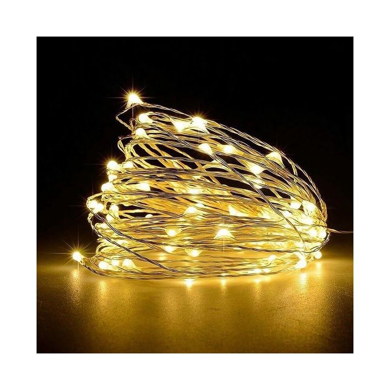Lichterkette Mit 1000 Leds, 100 M, Warmweiß, 8 Beleuchtungsmodi